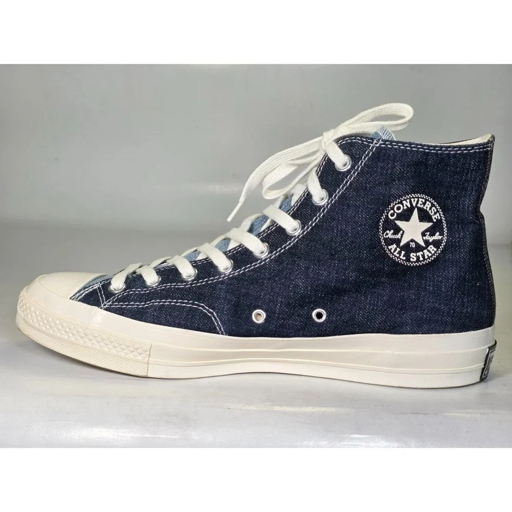 Converse Chuck Taylor All Star 70 Mens Size 11.5 Womens 13.5 Blue Black Sneakers - Picture 5 of 16